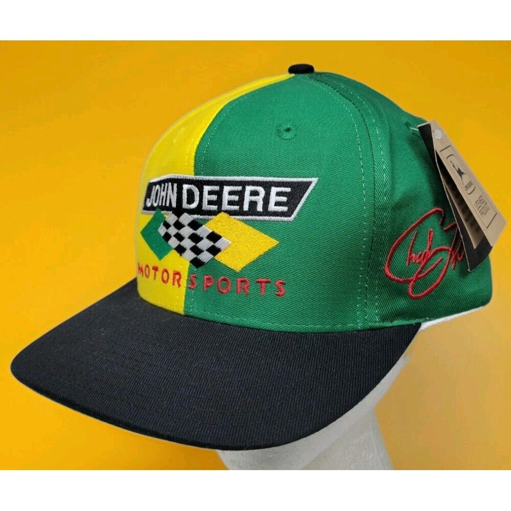 Vintage John Deere Motorsports Chad Little Hat NWT Made in Taiwan NASCAR